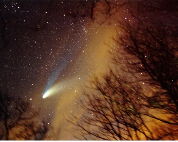 Comet Hale Bopp taken in North Carolina in April of 1998